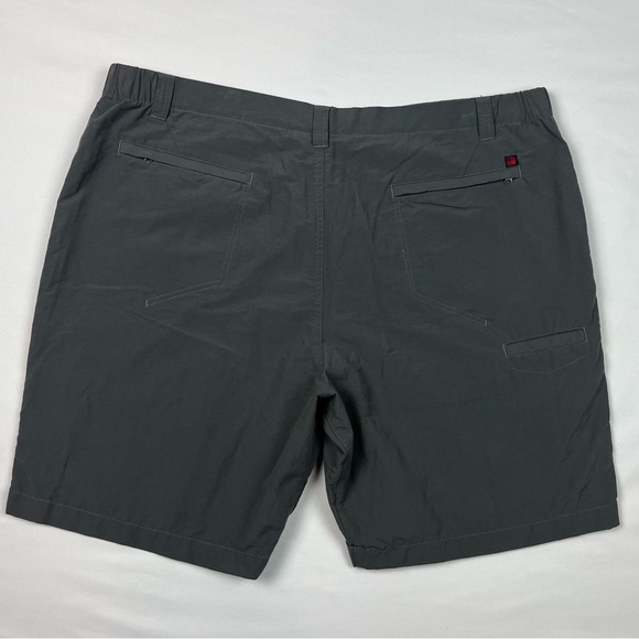 Woolrich Mens Performance Hiking Shorts Sz 40 x 9” Inseam Charcoal Grey Tech B9 - Picture 2 of 10